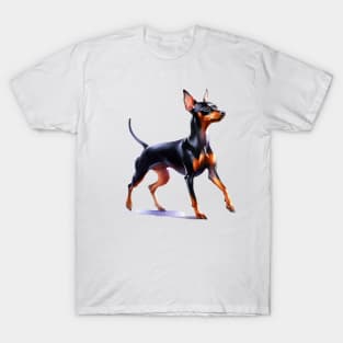 Miniature Pinscher Watercolor - Beautiful Dog T-Shirt